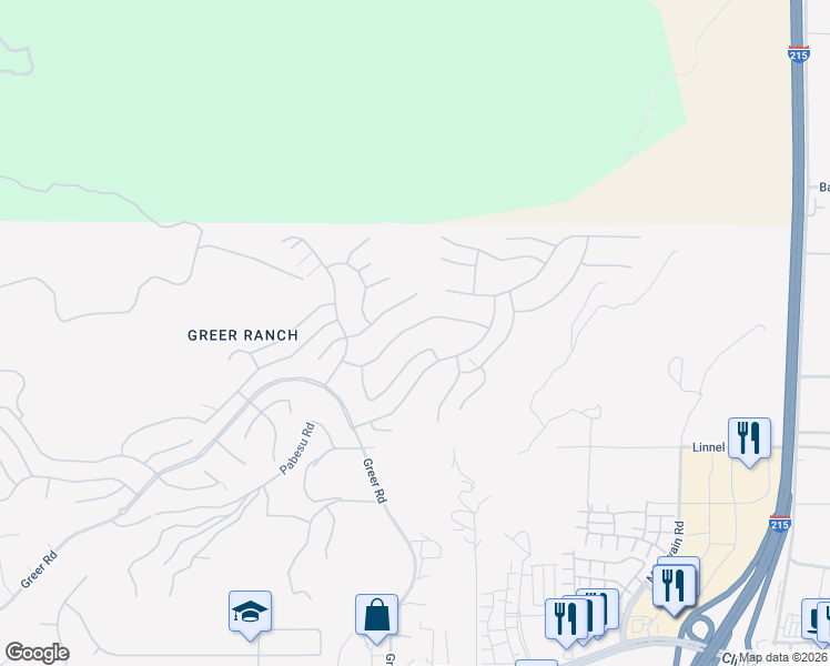 map of restaurants, bars, coffee shops, grocery stores, and more near 27170 Pumpkin Street in Murrieta