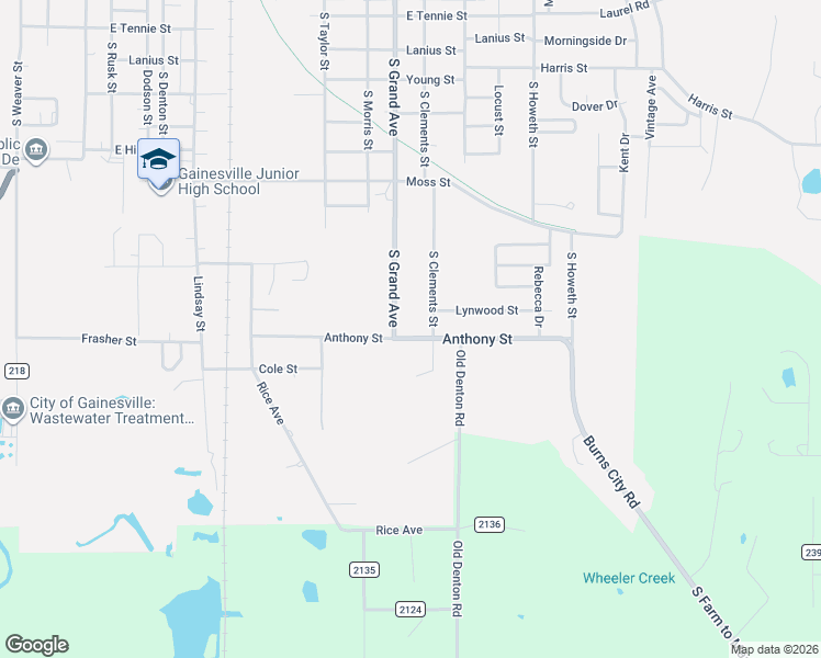 map of restaurants, bars, coffee shops, grocery stores, and more near 1423 South Clements Street in Gainesville