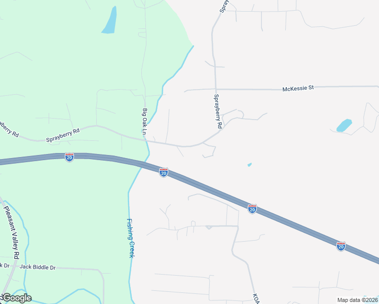 map of restaurants, bars, coffee shops, grocery stores, and more near 2500 Sprayberry Road in Pell City