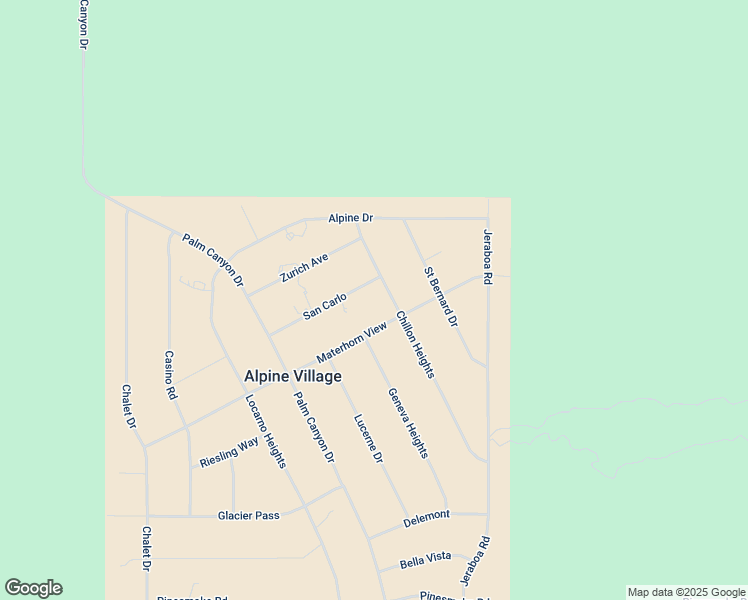 map of restaurants, bars, coffee shops, grocery stores, and more near 68495 San Carlo in Mountain Center