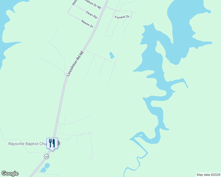 map of restaurants, bars, coffee shops, grocery stores, and more near 5598 Longleaf Drive in Thomson