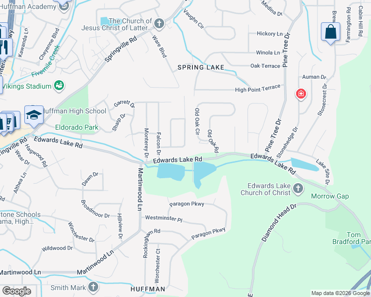 map of restaurants, bars, coffee shops, grocery stores, and more near 1151 Ware Boulevard in Birmingham