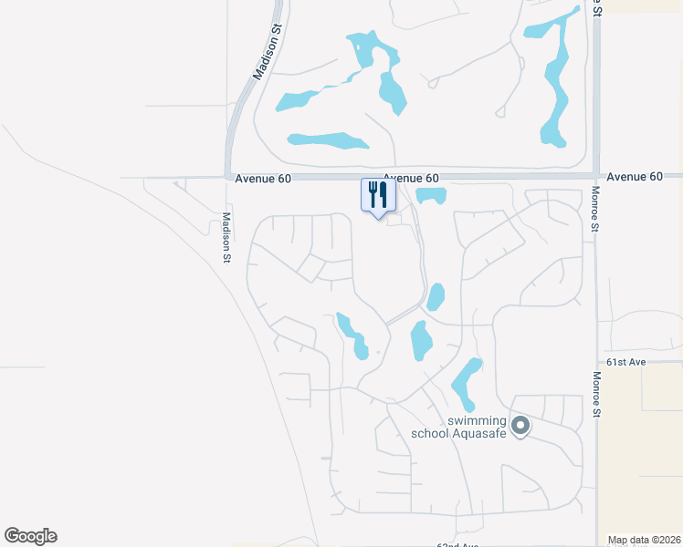 map of restaurants, bars, coffee shops, grocery stores, and more near 81314 Stonecrop Lane in La Quinta