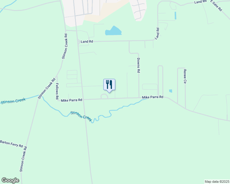 map of restaurants, bars, coffee shops, grocery stores, and more near 1372 Mike Parra Road in Columbus