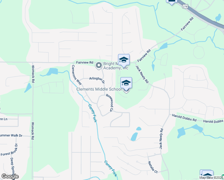 map of restaurants, bars, coffee shops, grocery stores, and more near 30 Princeton Court in Covington