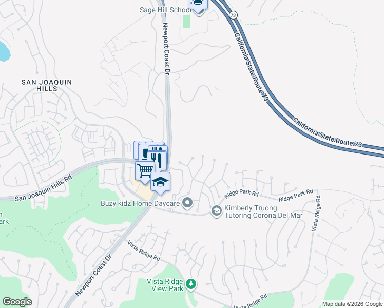 map of restaurants, bars, coffee shops, grocery stores, and more near 5 Marisol in Newport Beach