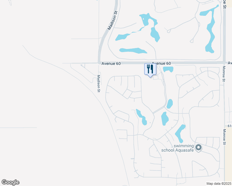 map of restaurants, bars, coffee shops, grocery stores, and more near 81189 Red Rock Road in La Quinta