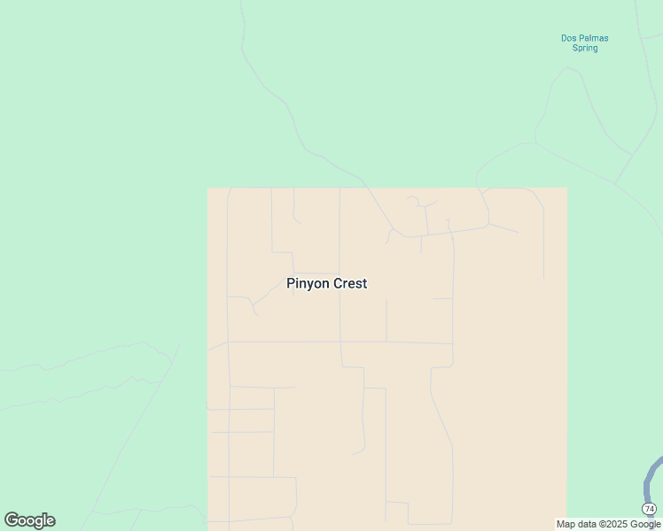 map of restaurants, bars, coffee shops, grocery stores, and more near 60495 Yucca Road in Mountain Center