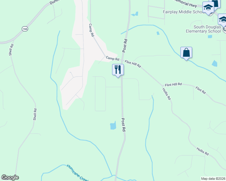 map of restaurants, bars, coffee shops, grocery stores, and more near 7208 Hummingbird Lane in Winston