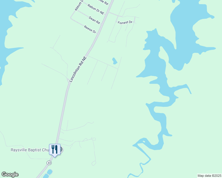 map of restaurants, bars, coffee shops, grocery stores, and more near 5599 Longleaf Drive in Thomson