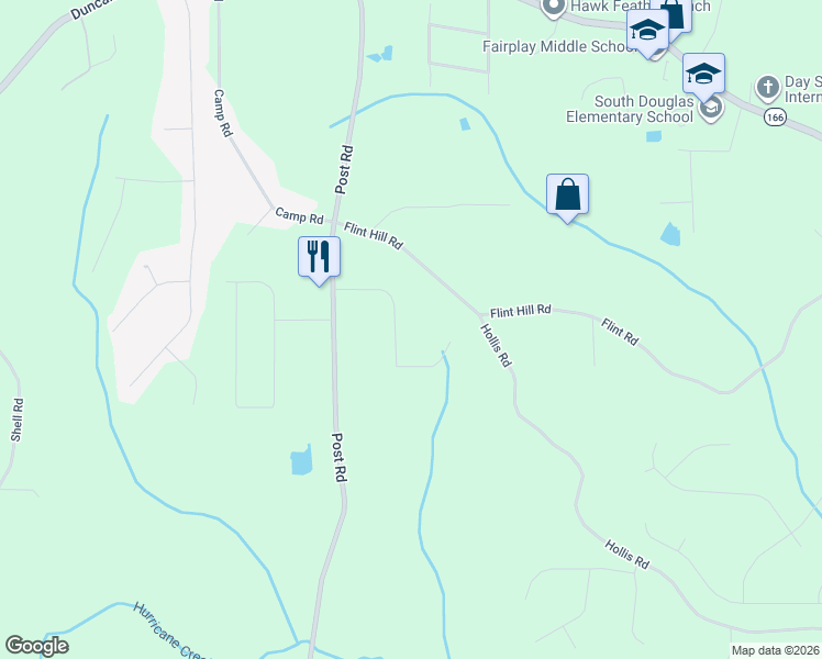 map of restaurants, bars, coffee shops, grocery stores, and more near 8620 Copperridge Drive in Winston