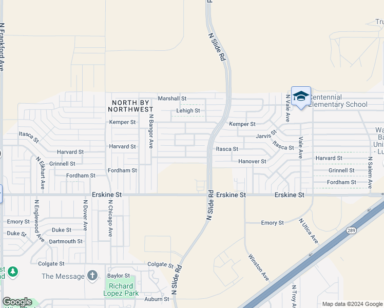 map of restaurants, bars, coffee shops, grocery stores, and more near 5214 Harvard Street in Lubbock