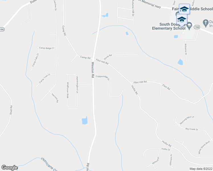 map of restaurants, bars, coffee shops, grocery stores, and more near 8665 Copperridge Drive in Winston