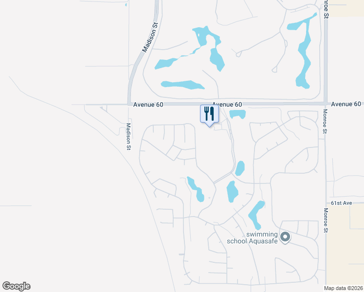 map of restaurants, bars, coffee shops, grocery stores, and more near 81278 Golden Barrel Way in La Quinta