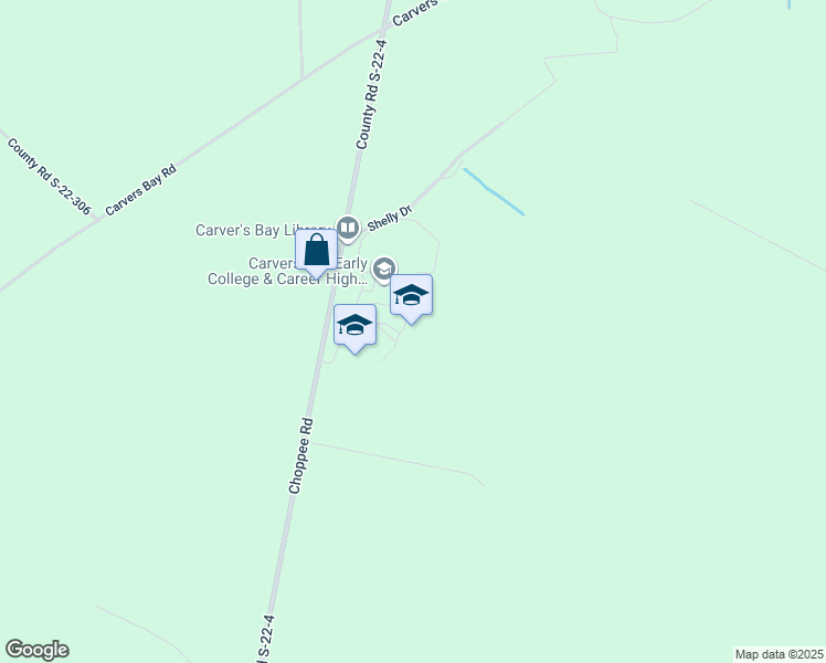 map of restaurants, bars, coffee shops, grocery stores, and more near 13000 Choppee Road in Hemingway