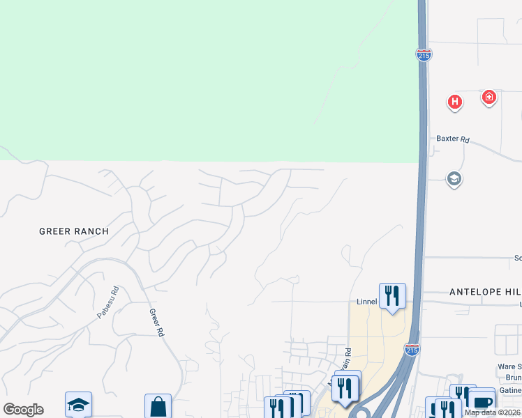 map of restaurants, bars, coffee shops, grocery stores, and more near 27507 Paper Bark Avenue in Murrieta