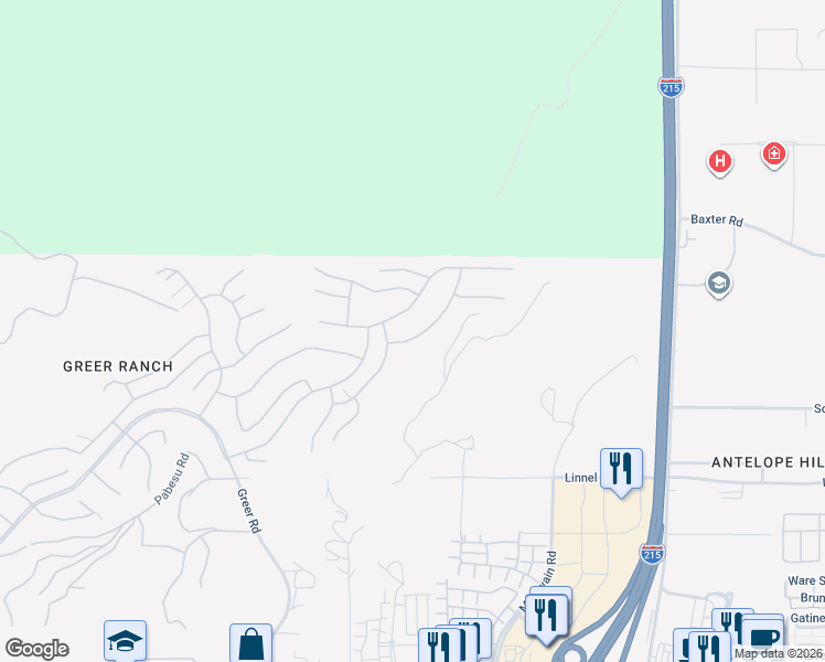 map of restaurants, bars, coffee shops, grocery stores, and more near 27507 Paper Bark Avenue in Murrieta