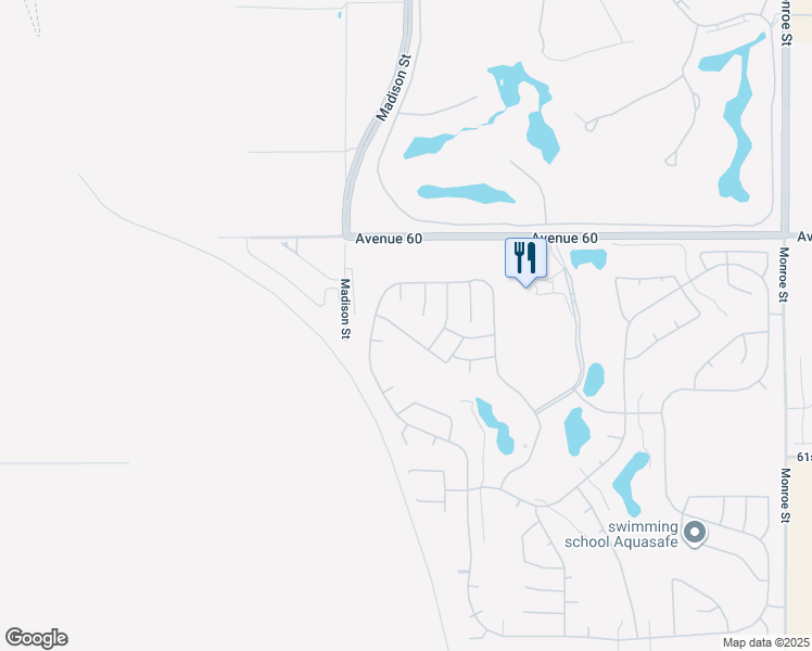 map of restaurants, bars, coffee shops, grocery stores, and more near 81160 Red Rock Road in La Quinta