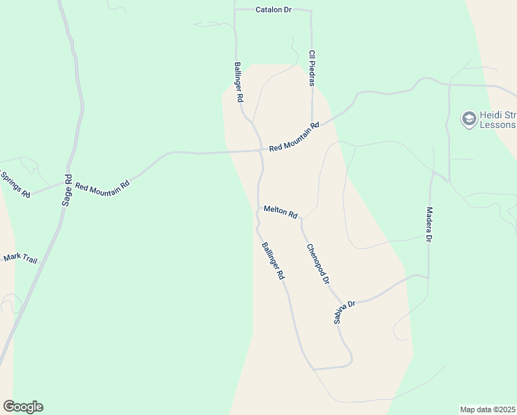 map of restaurants, bars, coffee shops, grocery stores, and more near Ballinger Road in Sage