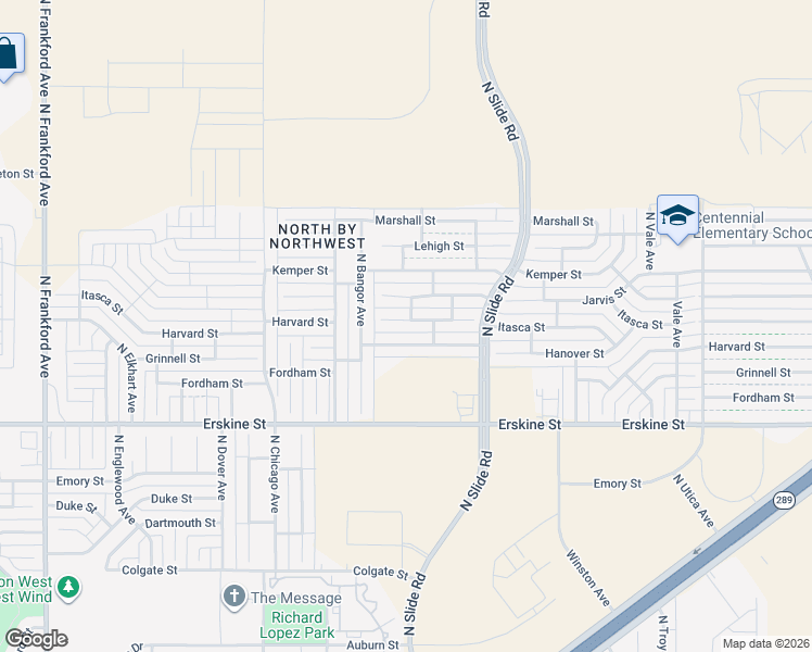 map of restaurants, bars, coffee shops, grocery stores, and more near 5224 Itasca Street in Lubbock