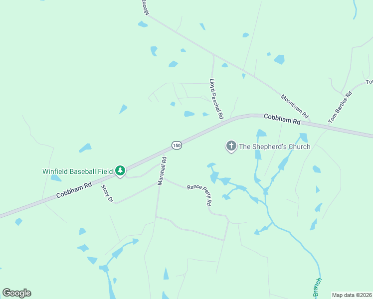 map of restaurants, bars, coffee shops, grocery stores, and more near 6514 Cobbham Road in Appling