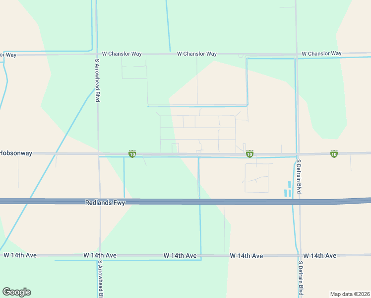 map of restaurants, bars, coffee shops, grocery stores, and more near 2 West Hobsonway in Blythe