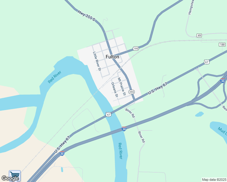 map of restaurants, bars, coffee shops, grocery stores, and more near 314 Orleans Street in Fulton