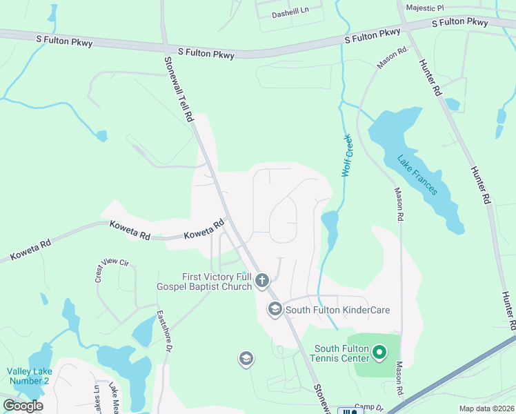 map of restaurants, bars, coffee shops, grocery stores, and more near 5280 Forest Downs Lane in Atlanta