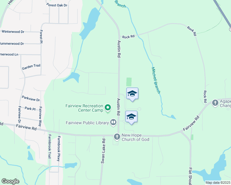 map of restaurants, bars, coffee shops, grocery stores, and more near 273 Austin Road in Stockbridge
