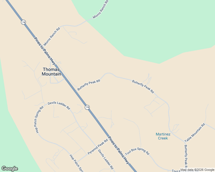 map of restaurants, bars, coffee shops, grocery stores, and more near 35371 Butterfly Peak Road in Mountain Center