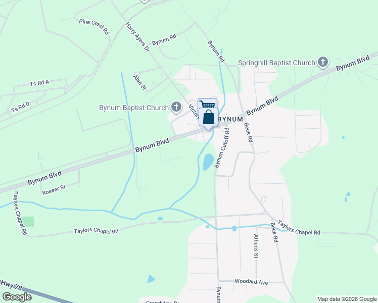 map of restaurants, bars, coffee shops, grocery stores, and more near 200 Willow Lane in Oxford