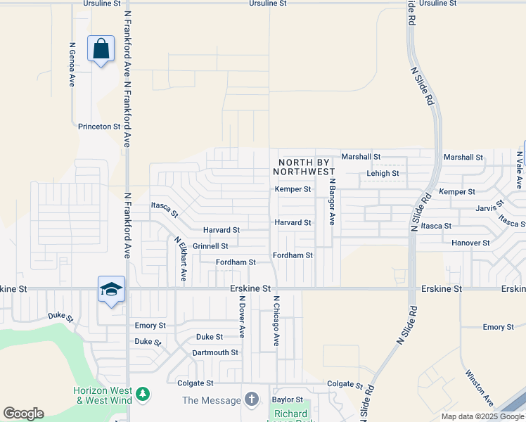 map of restaurants, bars, coffee shops, grocery stores, and more near 906 North Chicago Avenue in Lubbock