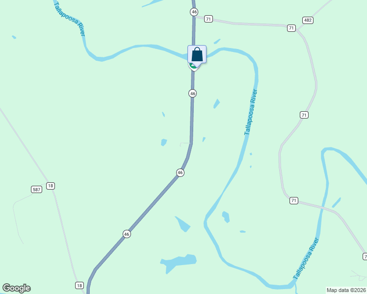 map of restaurants, bars, coffee shops, grocery stores, and more near 10064 Alabama 46 in Heflin