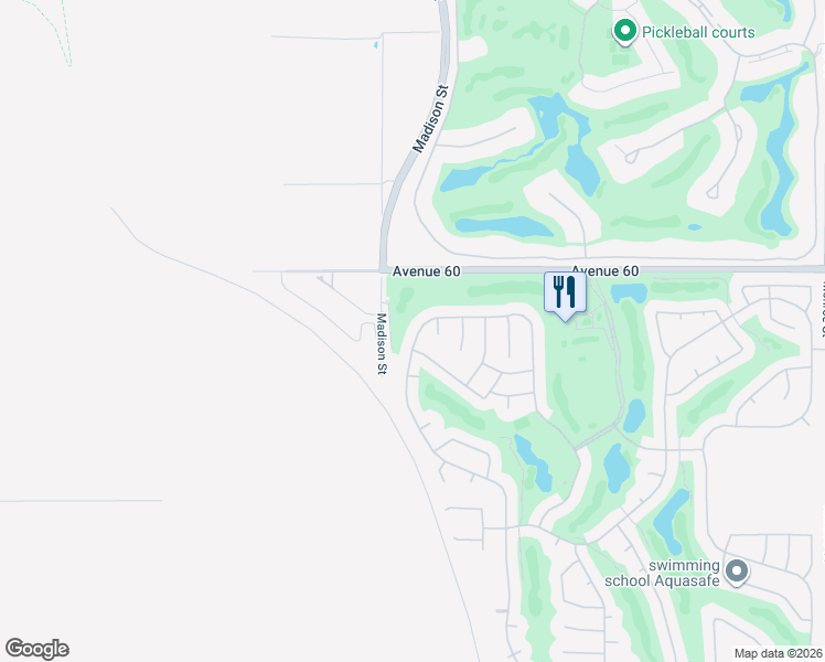 map of restaurants, bars, coffee shops, grocery stores, and more near 81050 Barrel Cactus Road in La Quinta