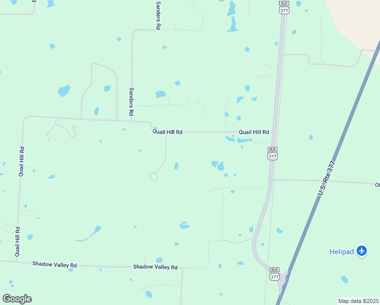 map of restaurants, bars, coffee shops, grocery stores, and more near 382 Quail Hill Road in Whitesboro
