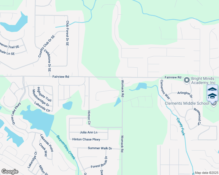 map of restaurants, bars, coffee shops, grocery stores, and more near 40 Heather Woods Court in Covington