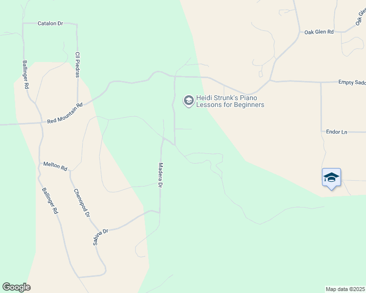 map of restaurants, bars, coffee shops, grocery stores, and more near 35340 Kafton Road in Hemet