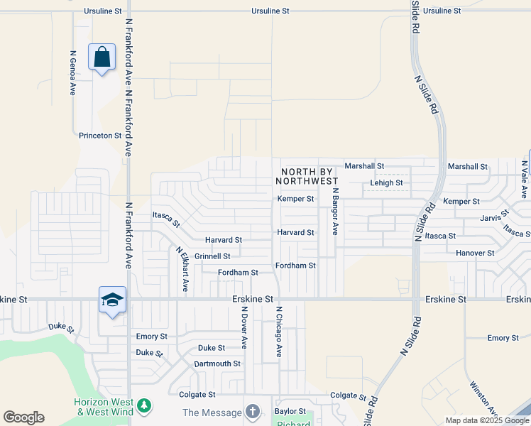 map of restaurants, bars, coffee shops, grocery stores, and more near 906 North Chicago Avenue in Lubbock