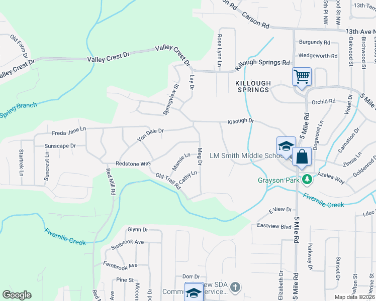 map of restaurants, bars, coffee shops, grocery stores, and more near 248 Mamie Lane in Birmingham