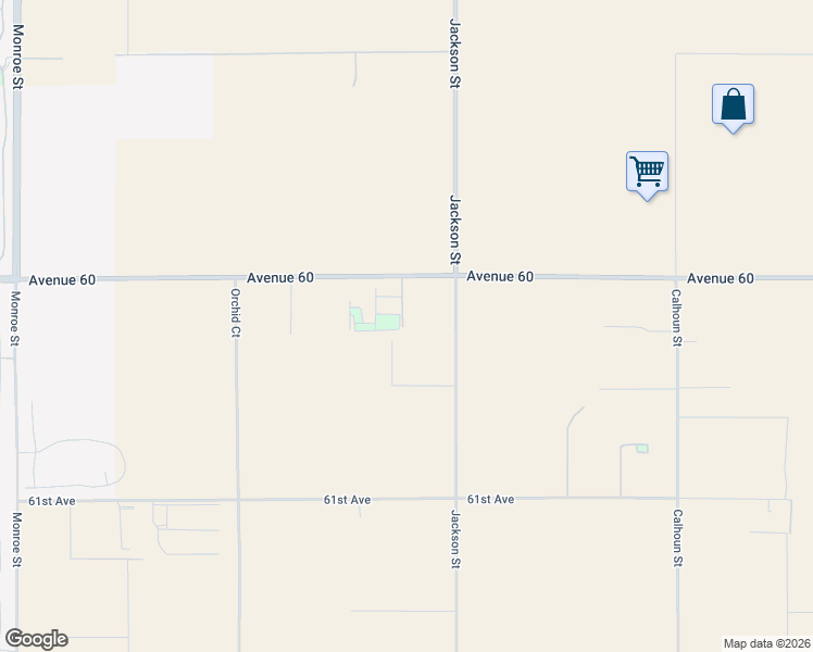 map of restaurants, bars, coffee shops, grocery stores, and more near 82955 Avenue 60 in Thermal
