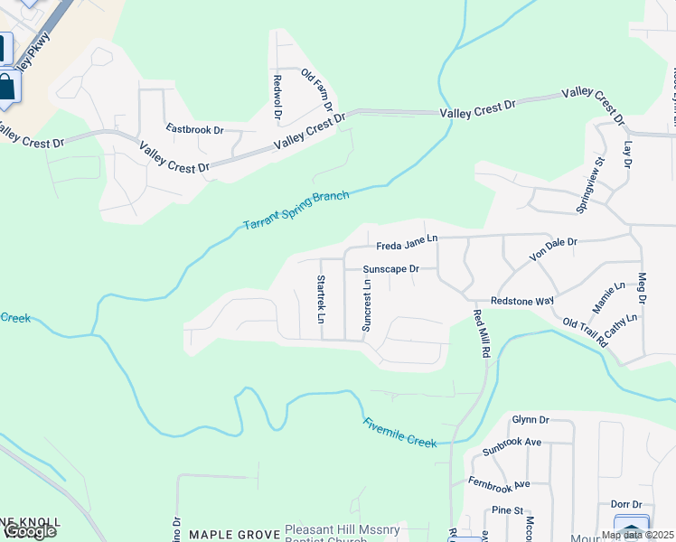 map of restaurants, bars, coffee shops, grocery stores, and more near 26 Freda Jane Lane in Birmingham