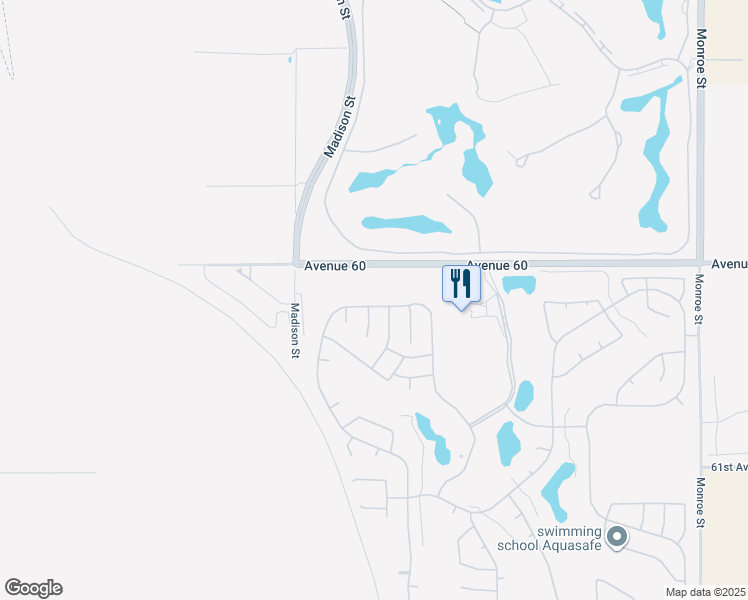 map of restaurants, bars, coffee shops, grocery stores, and more near 81206 Barrel Cactus Road in La Quinta