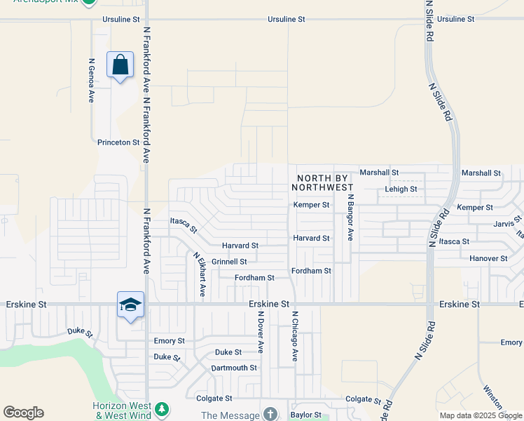 map of restaurants, bars, coffee shops, grocery stores, and more near 1202 North Chicago Avenue in Lubbock