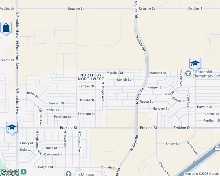 map of restaurants, bars, coffee shops, grocery stores, and more near 5308 Kemper Street in Lubbock