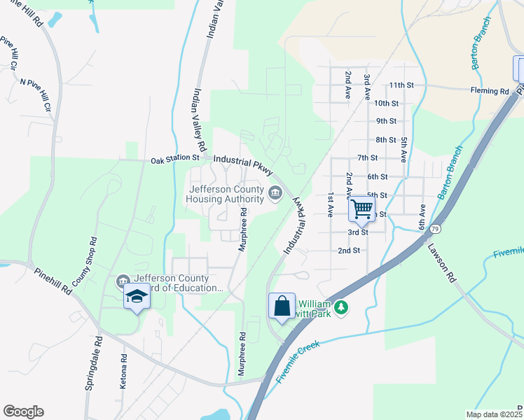 map of restaurants, bars, coffee shops, grocery stores, and more near 101 Hickory Grove Drive in Birmingham