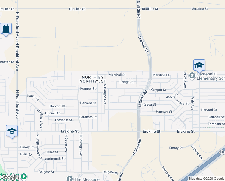 map of restaurants, bars, coffee shops, grocery stores, and more near 5308 Kemper Street in Lubbock