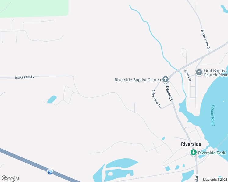 map of restaurants, bars, coffee shops, grocery stores, and more near 108 Sisson Farm Road in Riverside