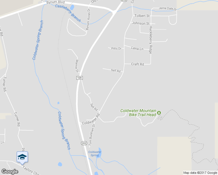 map of restaurants, bars, coffee shops, grocery stores, and more near 1935 Coldwater Road in Anniston