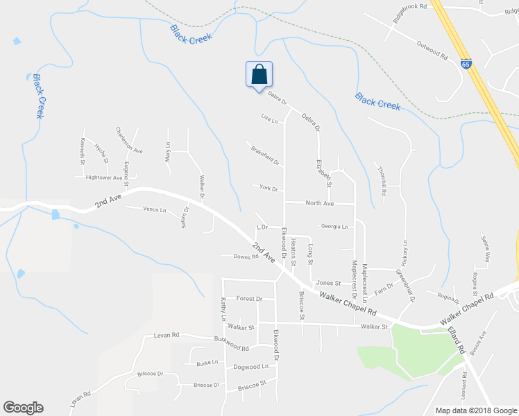 map of restaurants, bars, coffee shops, grocery stores, and more near 3011 Whispering Pines Lane in Fultondale