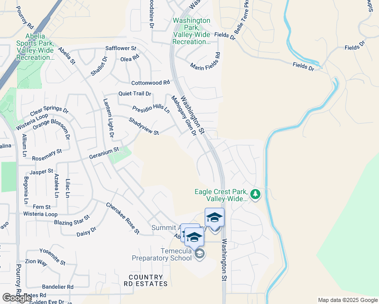map of restaurants, bars, coffee shops, grocery stores, and more near 32805 Tulip Ranch Circle in Winchester